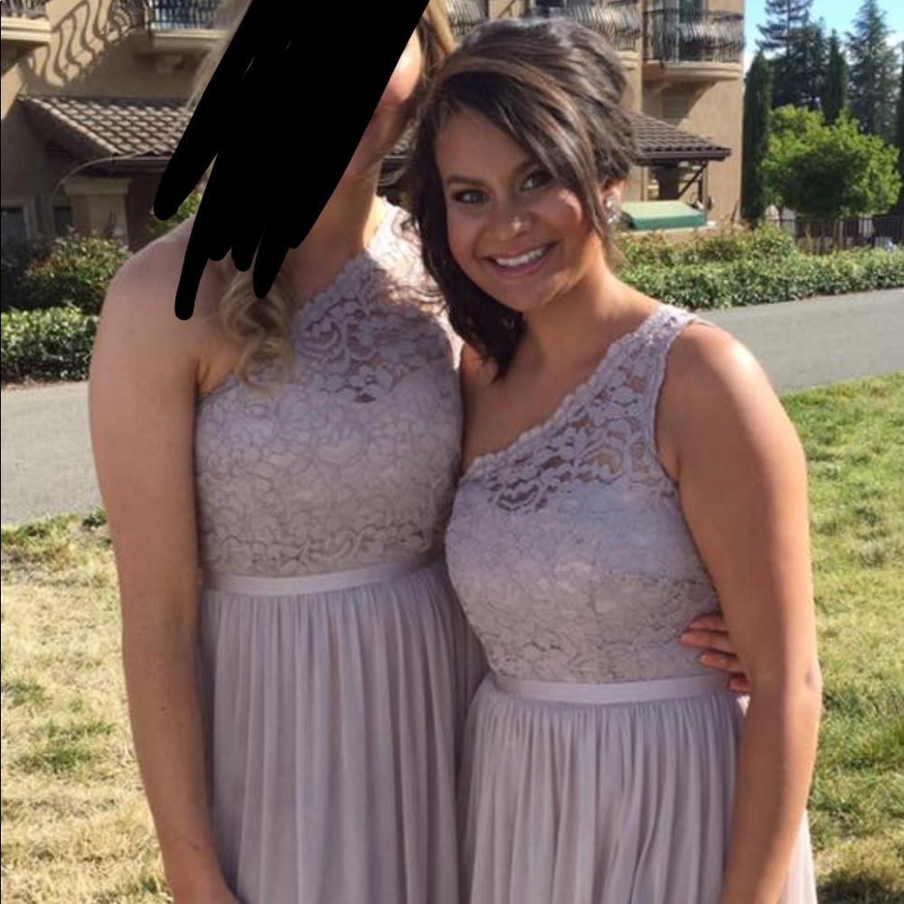 David’s Bridal Floor Length Dress